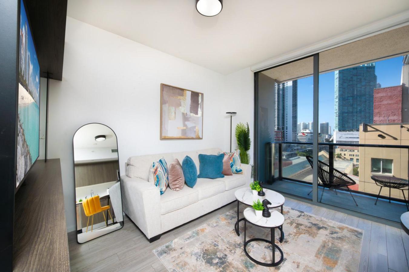 マイアミLuxury Loft - Free Parking - Ocean View - Brickell Downtownアパートメント 部屋 写真