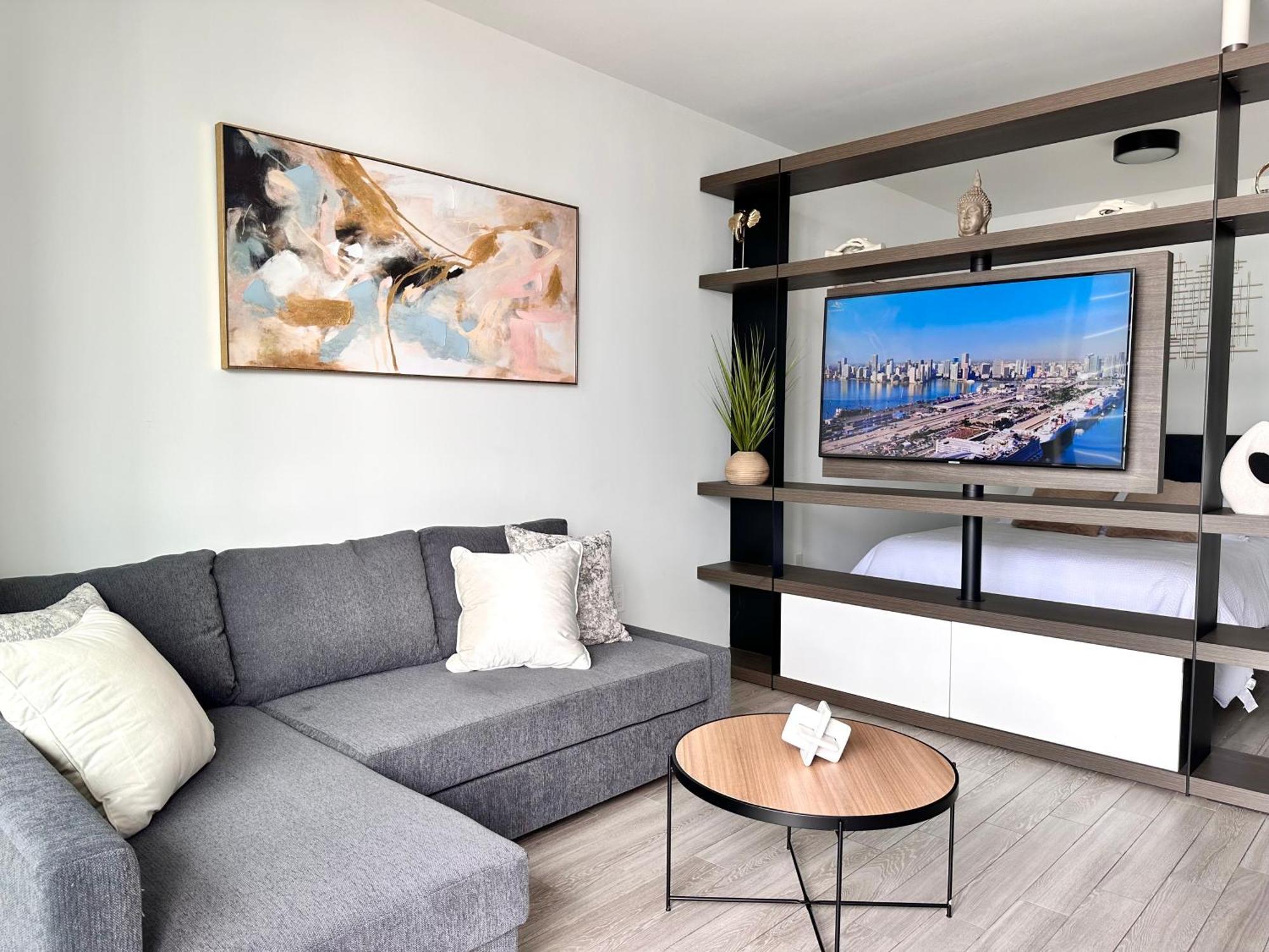 マイアミLuxury Loft - Free Parking - Ocean View - Brickell Downtownアパートメント 部屋 写真